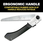 Jameson Lightweight Fiberglass Hollow Core Complete Tree Care, Landscaping, and Pruning Kit with an 8 inch Folding Hand Saw