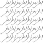Moxweyeni 150 Pack Pegboard Hooks 3 Inch Metal Display Hooks Suitable for 1/8 Pegboard Accessories for Garage, Office, Kitchen, Store