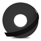 GSCIT Club Black Melamine Edge Banding, 1 inch x 100ft Edge Banding with Hot Melt Adhesive Pre-glued Cabinet Edge Banding Flexible Black Veneer Edging for Plywood