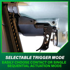 Metabo HPT Framing Nailer, Pro-Preferred Pneumatic Power Nailer & Framing Tool for Flooring, Roof Decking, Selectable Trigger & Rafter Hook, 21° 2" to 3-1/4" Plastic Collated Nails, NR83A5