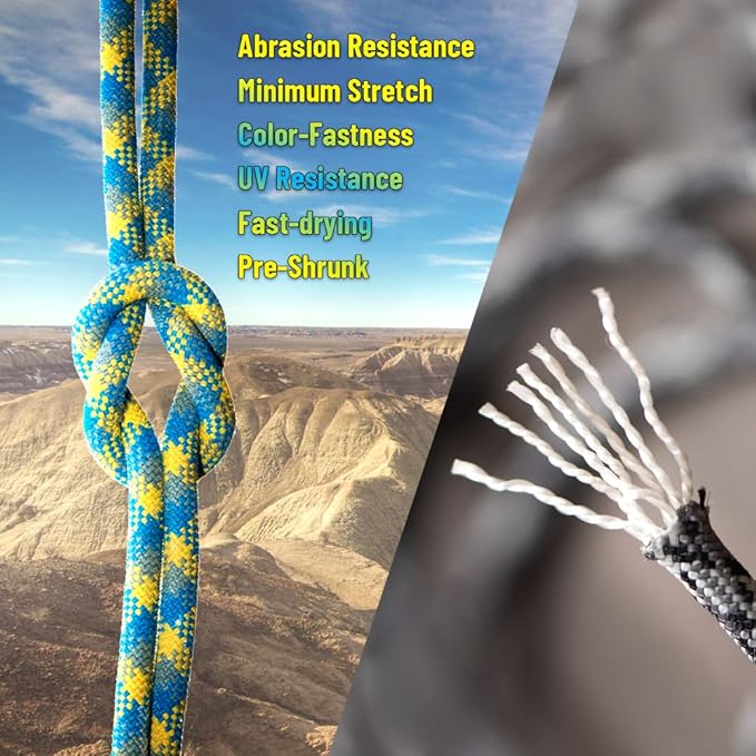 HERCULES Type III Paracord 550 Paracord Rope Parachute Cord, 250' Army Green for Camping Cord, Survival Rope