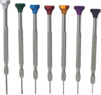 7 Pieces Precision Screwdriver, Jewellers Screwdriver Set, Watch Repair Screwdriver Set 0.6-1.6 mm, Micro Screwdriver for Watch Repair, Eyeglasses Repair, Jewellery Work, Electronics Repair