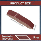 2 Pcs Sanding Belts 6 x 89 Inch 150 Grit Aluminum Oxide Abrasive Sandpaper for Belt Sander Metal Grinding Wood Working Weld Rust Removal
