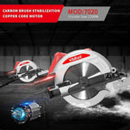 VBLIOT-11 Amp Circular Saws 7-1/4 5500rpm Woodworkers Ensure a Smooth Cutting Experience Explore the Circular Saws for Crafting and Home Improvement for DIY stone cutting saw Tile Saw (185mm)
