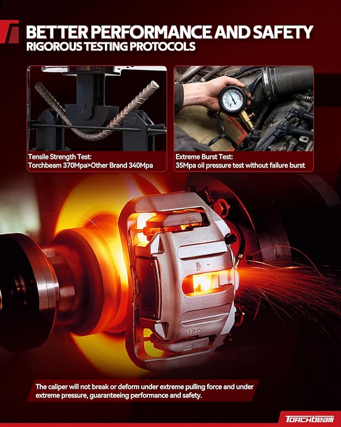 Torchbeam Front Brake Caliper for Chevrolet 2008-2018 Silverado 1500, GMC 2008-2018 Sierra 1500, Chevrolet 2008-2020 Tahoe, GMC 2008-2020 Yukon, Front Left or Front Right Caliper Replace # 18B4918A