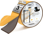 Pipe Insulation Tape, Foam Insulation Tape for Outdoor Pipes Winter Freeze Protection, Foam Pipe Insulation Wrap, Heat Tape for Water Pipes, Copper Pipes, PVC, AC Line, 3in x 15ft, Brown