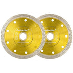 GoYonder 2 Pack 4.5"D115mm Super Thin Diamond Ceramic Saw Blade Porcelain Cutting Blade for Cutting Ceramic Or Porcelain Tile