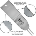 Great Neck Kyoku Setsu Japanese Ryoba Double-Edged Pull Cut Saw, Ultra Fine Saw, Detail Hand Saw, Double Edge Saw, Japanese Wood Saw