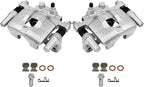 SCITOO Rear Brake Calipers With Bracket 18B5039 18B5038 Compatible For Chrysler 0/Sebring, For Dodge Avenger/Caliber, For Jeep Compass 07-17 For Jeep Patriot 07-17 For Mitsubishi Lancer 08-17