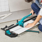 VEVOR Manual Tile Cutter, 40 inch, Porcelain Ceramic Tile Cutter with Tungsten Carbide Cutting Wheel, Infrared Positioning, Anti-Skid Feet, Durable Rails for professional installers or beginners