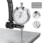 HDLNKAK Dial Indicator with Magnetic Base, Machinists Dial Indicator Tools Set for Alogbment, Precise Measurement Tool with Flex Arm Base and Indicator Combo, Accurate Readings