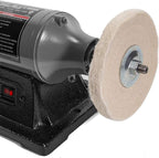 XtremepowerUS 6-Inch Electric Polisher Benchtop Buffer Grinder Motor Polishing Grinder Machine Dual Buffer