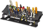 Screwdriver Storage Rack for Desktop,Screwdriver Organizer Holder,RC Tools Kit Organizers,Carbon Steel Tool Holder, Desktop Hand Tool Stand,Tool holder, Black