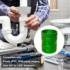 Professional Pipe Reamer & Deburring Tool - Dual Sided Chamfer Tool for 1/4" to 1-5/8" Pipes - Works on Copper, PVC, PPR, Brass, Aluminum, Metal - Essential Plumbing & HVAC Tool