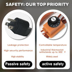 PVC Heating Blanket for Bending Pipes 1/2" to 1 1/2" | Adjustable Temperature Control (120v/400w) ，5-Year Customer Service ，PVC Pipe Heat Bender