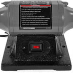XtremepowerUS 6-Inch Electric Polisher Benchtop Buffer Grinder Motor Polishing Grinder Machine Dual Buffer