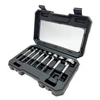 Forstner Bit Set 8Pcs Hex Shank, Wood Drill Bits Set with Multi Sided Shank