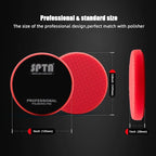 Buffing Polishing Pads, SPTA 7Pc 5.5 Inch Face for 5Inch 125mm Backing Plate Compound Buffing Sponge Pads Cutting Polishing Pad Kit for Car Buffer Polisher Compounding, Polishing and Waxing -A1094MIX