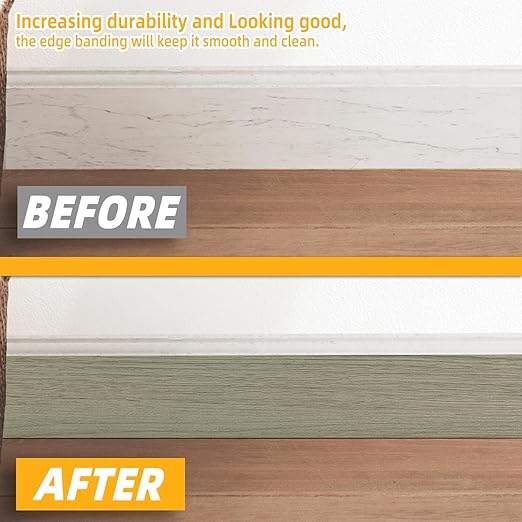 GSCIT Club Wood Grain Repair Tape, 15.7 inch X 15ft Self Adhesive Silver Walnut Grain Repair Patch for Tables, Chairs, Baseboards, Doors, Windows, Floors, Handicraft DIY.