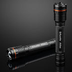 KunHe Heavy Duty 3D Cell LED Flashlights Large Aluminum Zoomable High Lumens 1200 LM Battery Powered Single Mode Flash Light- Big Flashlight for Home Emergency Power Outages Camping Car