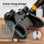 JOREST 115 in 1 Precision Screwdriver Set, Birthday Tool Gifts for Men Dad Him, Magnetic Repair Tool Kit for PC, Laptop, Tablet, iPhone, Macbook, Jewelers, PS5, Xbox, Switch, Game Console, Door &Chair