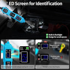 Upgraded 3.5-36V Automotive Circuit Tester, Test Light with 177 Inch Longer Leads, Power Probe,Car Component Activation Short Circuit Finder Continuity Test