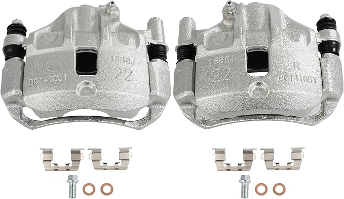 SCITOO 19B1493 19B1492 Front Left & Right Disc Brake Calipers Assembly w/Bracket For Hyundai For Accent/For Excel/For Scoupe,For Mitsubishi For Precis