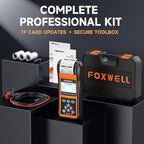 FOXWELL BT780 Car Battery Tester, 12V 24V Battery Load Analyzer with Printer 100-2000CCA Digital Automotive Cranking Charging System Checker for Car Motocycle Heavy Duty Truck Marine SUV Boat