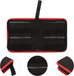 Housoutil Tool Pouch Driver Bit Oxford Cloth Bag, Small Tool Storage, Portable Handheld Organizer for Craftsmen, Diy Enthusiasts, Black