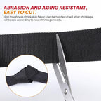 2:1 Ratio Automotive Heat Shrink Braided Sleeve, Cord Protector, Wear-Resistant Fabric Flat Woven Shrinkable Tubing Wires Hoses Protection (3/8"-15ft)
