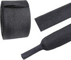 2 in 1 Heat Shrink Braided Sleeving 1-1/8 inch Cloth Wiring Harness Loom Abrasion Resistant Sleeve for Protection Cable/Sheath (29mm ID-29ft)