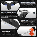 Upgraded Miter Max Corner Clamps,Heavy-Duty Miter Clamps for Woodworking,Making Window Casing, Making Door Casing, Picture Frames,Cabinet Trim,Crafting Projects and More-Stronger & Easier to Use,2PCS