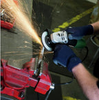 Metabo HPT 4-1/2-Inch Angle Grinder, Includes 5 Grinding Wheels & Hard Case, 6.2-Amp Motor, Compact & Lightweight, G12SR4