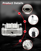 cciyu 18B5405 Front Left Brake Caliper With Bracket For Ford For F-150 2012-2020