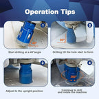 80mm Diamond Core Drill Bit for Porcelain Tile Ceramic Marble Granite Drilling,BRSCHNITT 2pcs Vacuum Brazed Diamond Hole Saw with 5/8-11 Thread (80mm 2pcs)