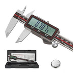 GemRed Digital Caliper 6 Inch/150 mm, Wireless Data Transfer to Excel, Stainless Steel Electronic Micrometer with Large LCD, IP54 Waterproof, Auto-Off, Inch/mm Conversion