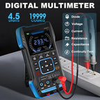 3in1 Upgrade Handheld Oscilloscope/Multimeter/DDS Generator Digital Oscilloscope with Double Channel, 250MS/s Sampling Rate, 50MHz Bandwidth, 19999 Counts, Voltage, Current, Capacitor, Resistor, Diode