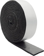 DOBTIM Foam Foil Pipe Insulation Wrap, Reflective Foil Insulation Tape Self Adhesive with High Resilience for Pipe Insulation Wrap 16 Ft Long x 3 Inch Wide x 3/8 Inch Thick