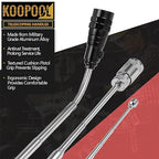 Telescoping Magnetic Pickup Tool Set, Inspection Mirror Telescoping, LED Flashlight, Cool Gadgets for Men, Gifts for Dad, Husband, Kids, Boyfriend, Magnet Stick