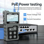 NOYAFA NF-488 POE Cable Tester for Power Over Ethernet, Network Cable Continuity Checking, Switch Loop-Back POE Detector