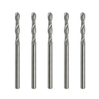1/16" Solid Carbide Jobber Drill Bits with Straight Shank and 118° Point Angle, Made from Tungsten Carbide Material,5-Piece