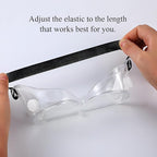 Safety Goggles Anti Fog Lab Goggles Clear Protective Eye Goggles Adjustable Safety Goggles for Chemistry Lab Mowing