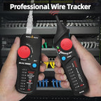 Bside Dual Mode Wire Tracker RJ11 RJ45 Network Cable Tester Toner Generator Network Cable Collation Ethernet LAN Line Finder with Flashlight
