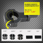 Bar Mounting Bracket Clamp for 0.75 to 1.25inch Bar,Universal Mount Tube Clamps 0.75"/0.875/1.0/1.125/1.25inch for UTV ATV Bars (4Pack)