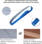 1x30 Knife Sharpening Sanding Belts Kit,1000 Fine Grit Silicon Carbide Belt Sander Belts for Metal Woodworking Wet Dry Polishing,15-Pack