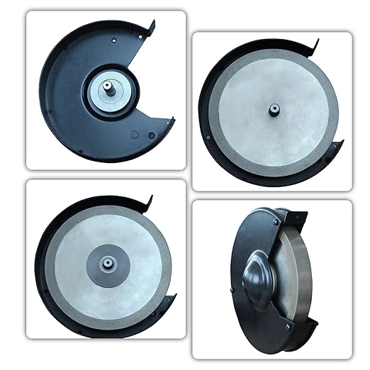 BUCKTOOL 80 Grit 8 Inch CBN Grinding Wheel, 1" Wide, 5/8" Arbor Cubic Boron Nitride Sharpening Wheel for Sharpening Wood-Turning Tools, Chisels, Hardcore and More
