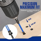 WORKPRO 6pcs PH2 Impact Phillips Screwdriver Bit Set, S2 Professional CNC Anti-Slip Magnetism Bits, 1/4" Hex-Shank #2 Phillips Impact Driver Bits, 4" Long Impact Screwdriving Bits with Holder
