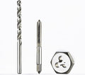 toolant 10-24 NC Tap and Die Set with #25 Drill Bit Combo for Threading