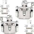 Torchbeam Rear Brake Calipers Set for Kia Forte 2014-2018, Hyundai Veloster 2012-2017, Hyundai Elantra GT 2013-2017, Kia Forte5 2014-2018, Rear Left and Rear Right Calipers Replace # 19B6788+19B6789