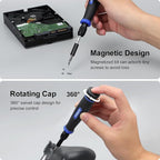 STREBITO Precision Screwdriver Set 153 in 1 Small Magnetic Screwdriver Set with Case, Electronic Repair Tool Kit for Computer, Laptop, iPhone, Macbook, PC, PS5, Xbox Controller, RC, Jewelers, Glasses